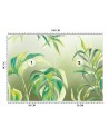 Exotic wall murals - Monstera leaves | FEEBY