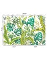Exotic wall murals - Monstera leaves | FEEBY