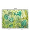 Exotic wall murals - Monstera leaves | FEEBY