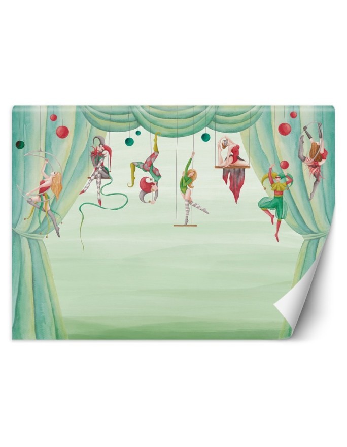 Wall mural - Circus acrobats for children | FEEBY