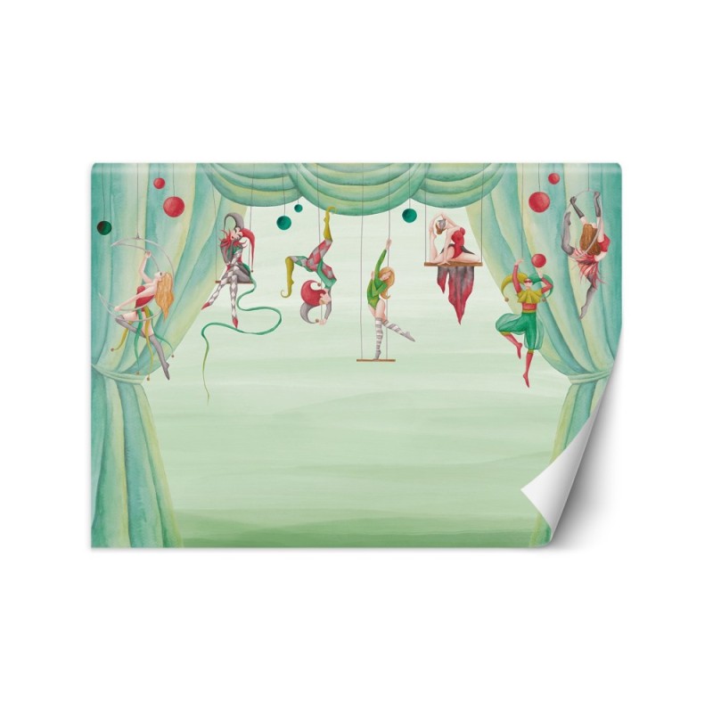 Wall mural - Circus acrobats for children | FEEBY