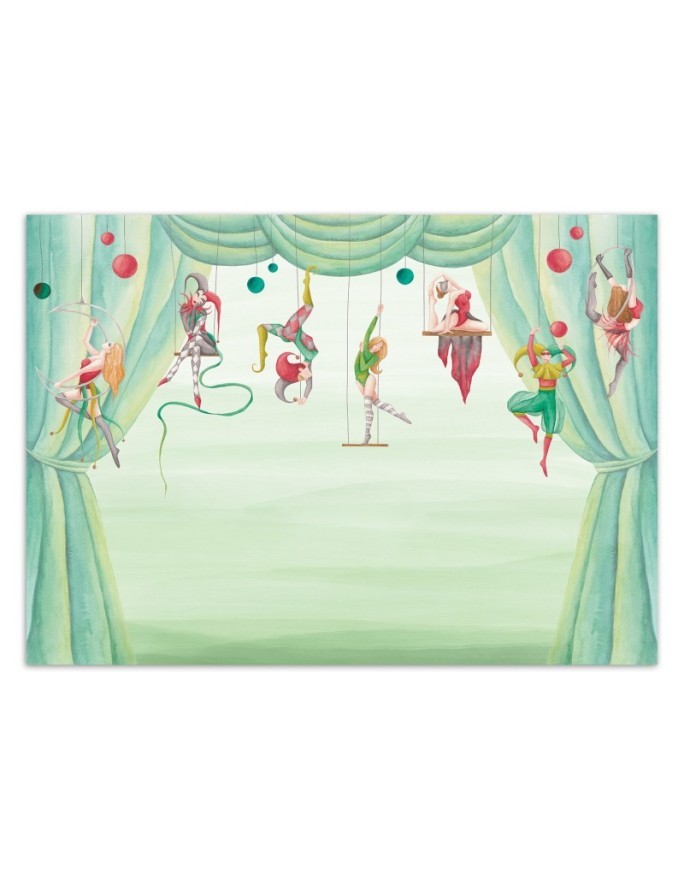 Wall mural - Circus acrobats for children | FEEBY