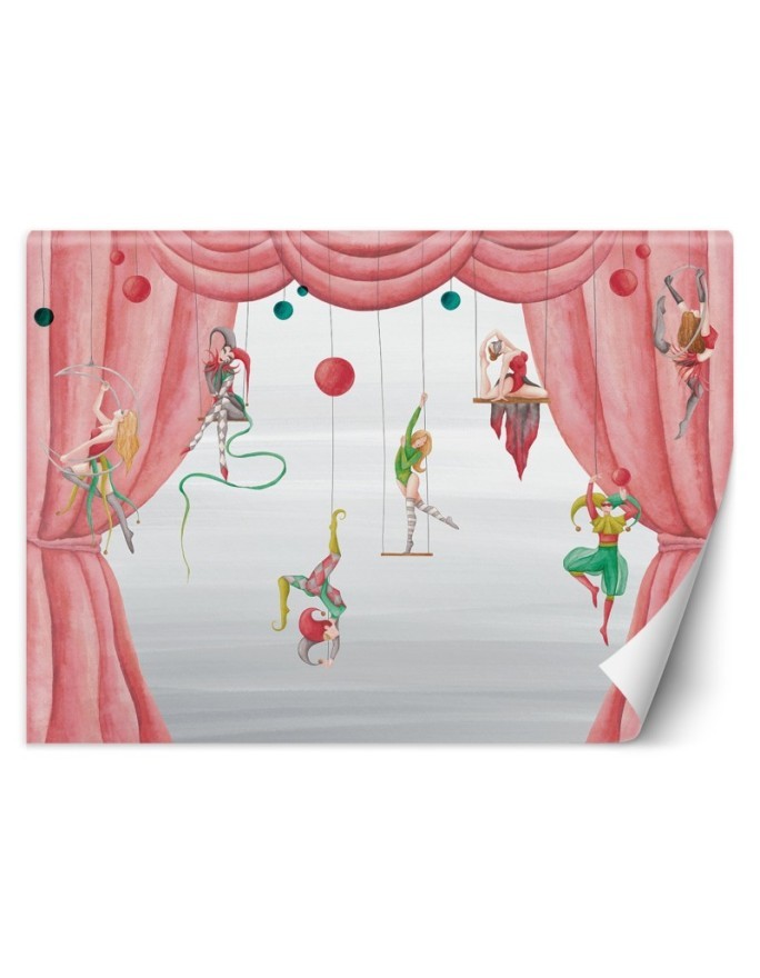 Wall mural - Circus acrobats for kids | FEEBY