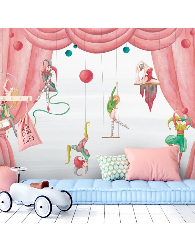 Wall mural - Circus acrobats for kids | FEEBY