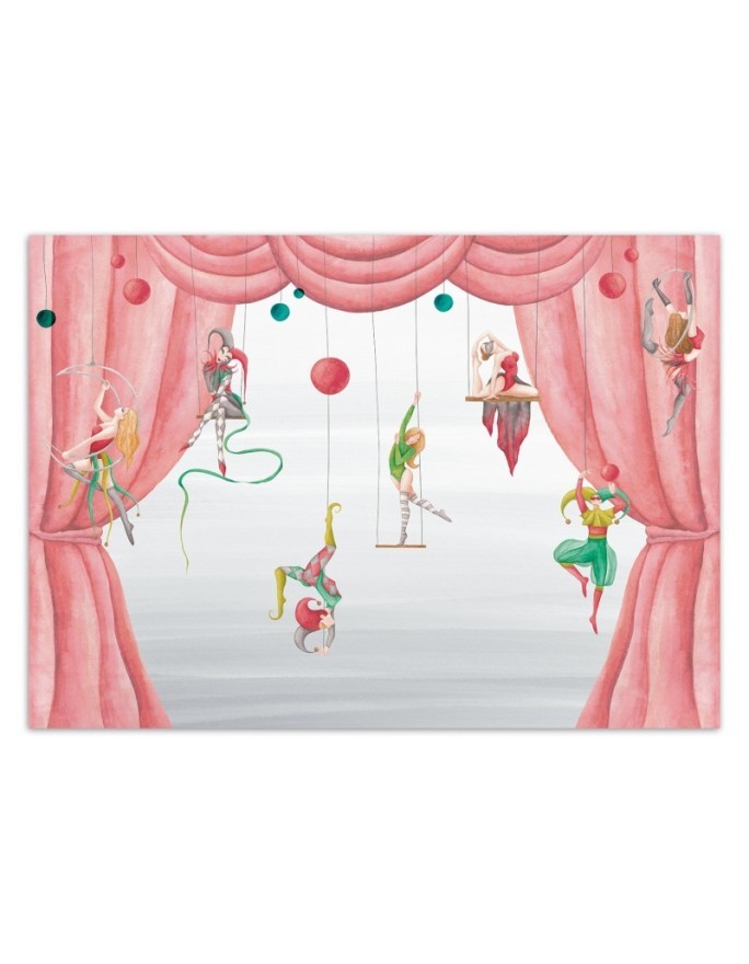 Wall mural - Circus acrobats for kids | FEEBY