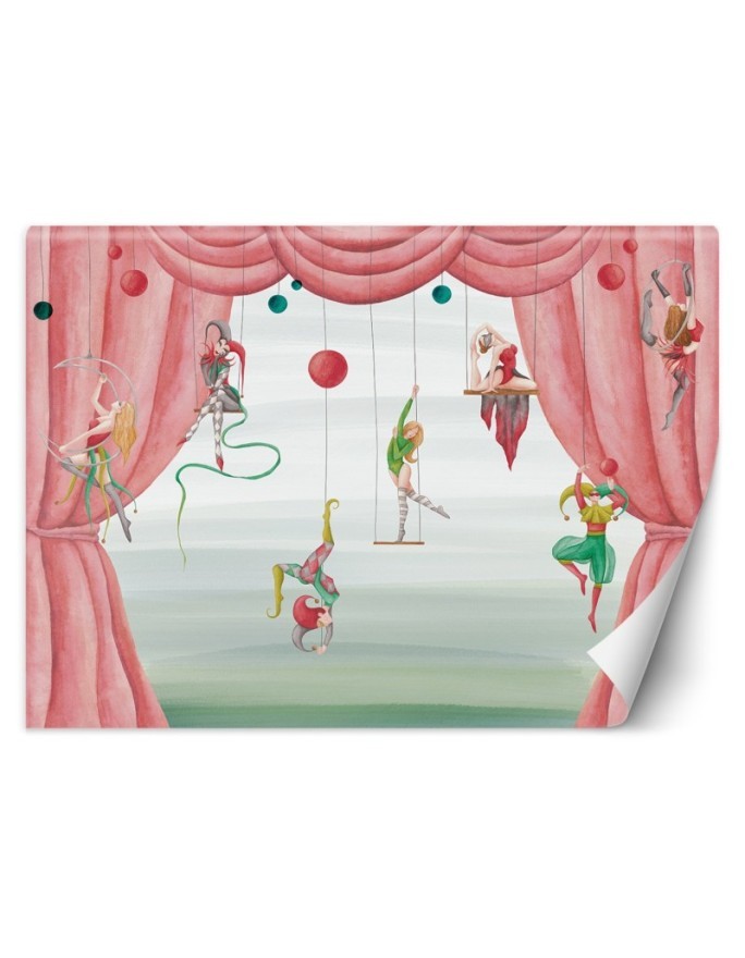 Wall mural - Circus acrobats for kids | FEEBY