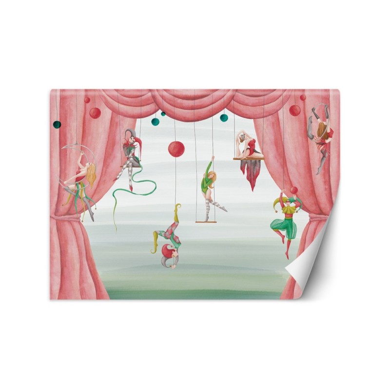 Wall mural - Circus acrobats for kids | FEEBY