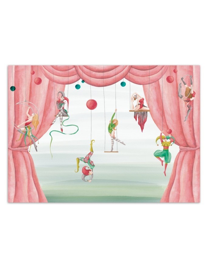 Wall mural - Circus acrobats for kids | FEEBY