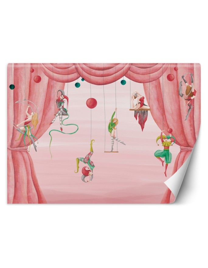 Wall mural Circus Pink