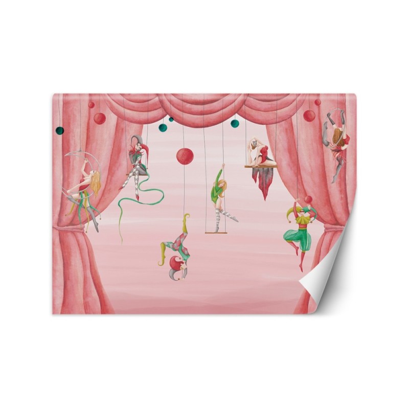 Wall mural - Circus acrobats for kids | FEEBY