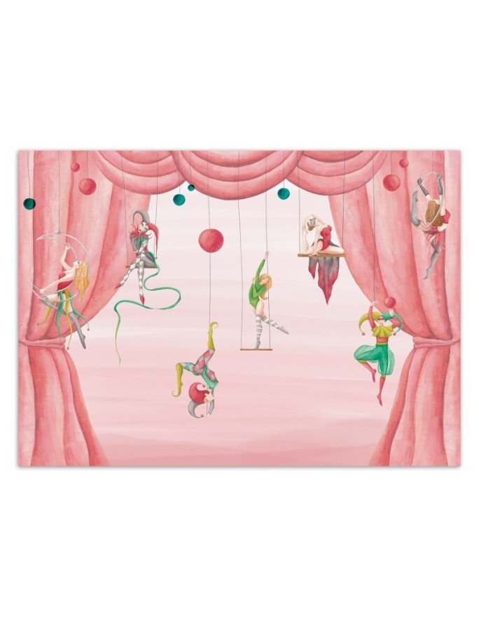 Wall mural - Circus acrobats for kids | FEEBY