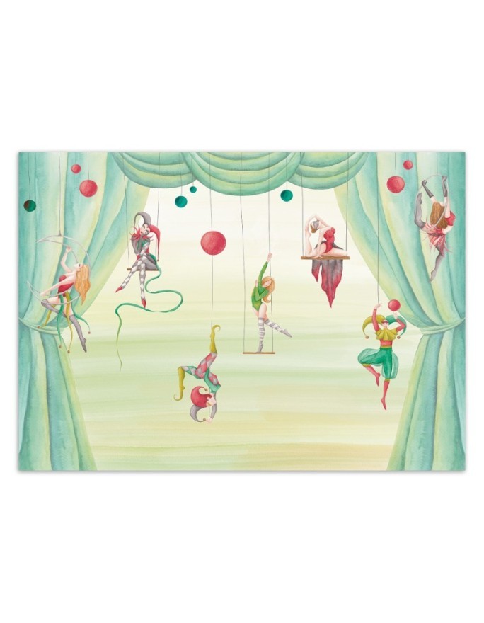 Wall mural - Circus acrobats for kids | FEEBY