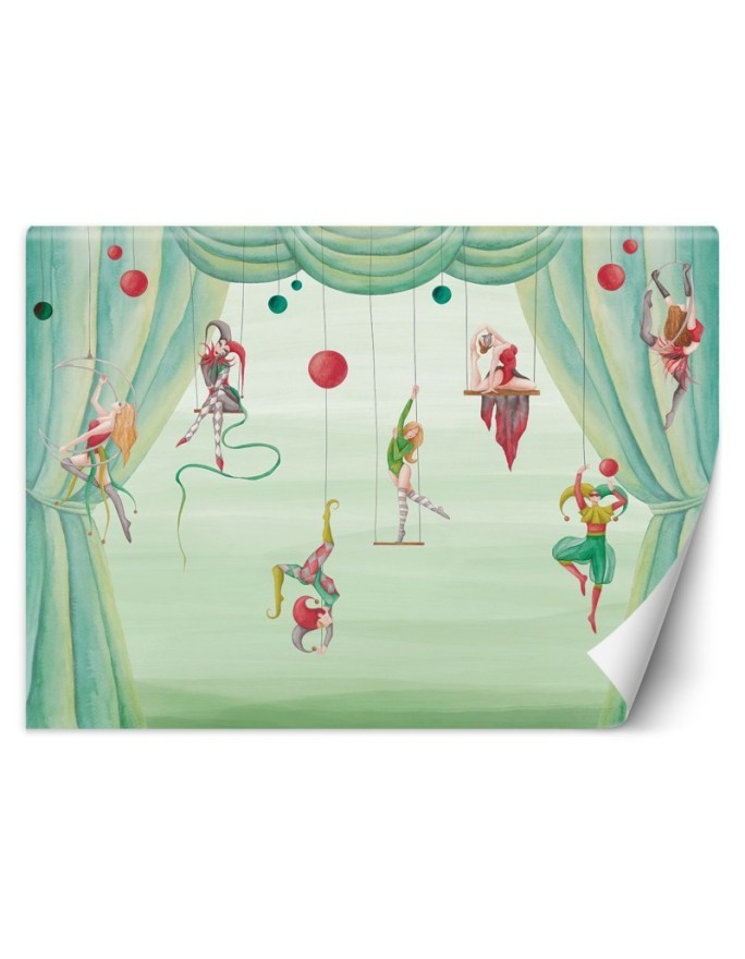 Wall mural - Circus acrobats for children | FEEBY