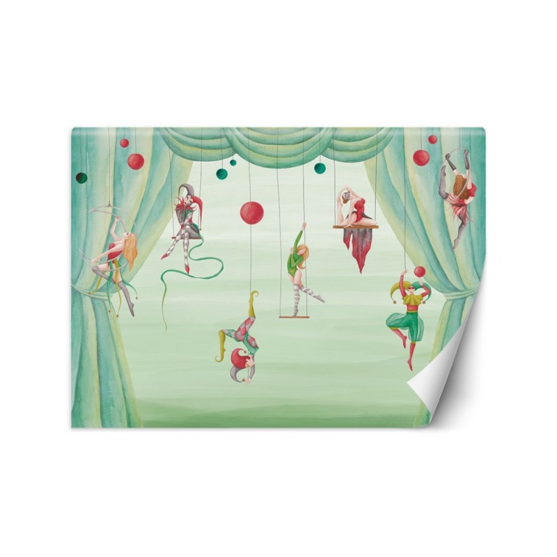 Wall mural - Circus acrobats for children | FEEBY