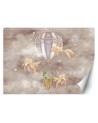 Children's room mural - Balloon fish house | FEEBY