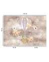 Children's room mural - Balloon fish house | FEEBY