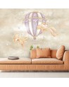 Children's room mural - Balloon fish house | FEEBY