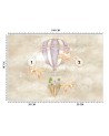 Children's room mural - Balloon fish house | FEEBY