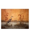Photo wallpaper for living room - Oriental crane | FEEBY