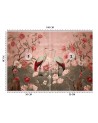 Wall mural - Flowers and birds Chinoiserie | FEEBY