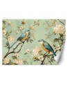 Oriental wall mural - Birds Flowers Chinoiserie | FEEBY