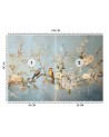 Wall photo wall mural - Birds on a branch Chinoiserie | FEEBY