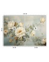 Wall mural shabby chic - Vintage spring flowers | FEEBY