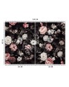 Photo wallpaper for living room - Peony Roses Flowers | FEEBY