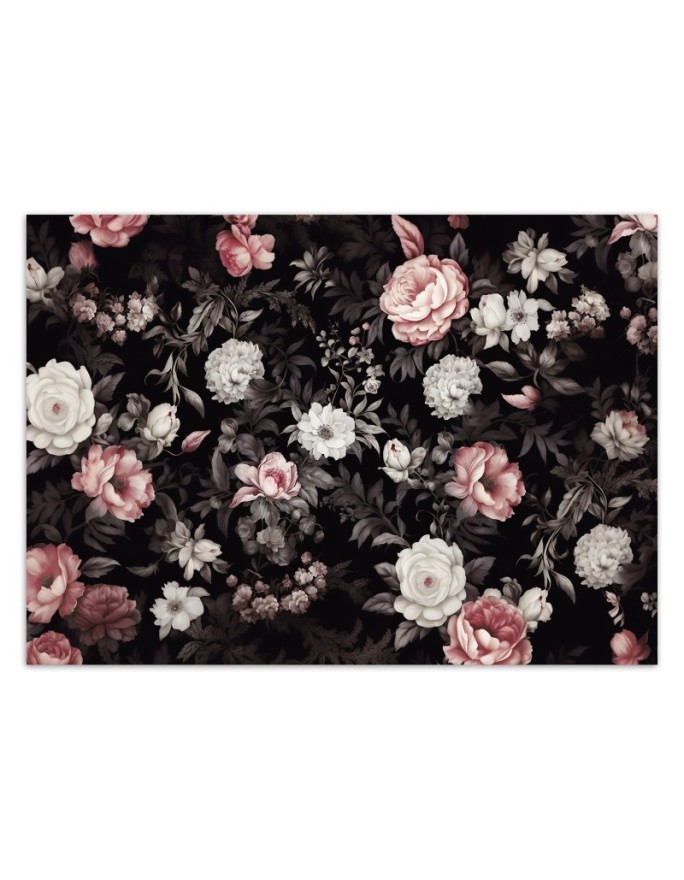Photo wallpaper for living room - Peony Roses Flowers | FEEBY
