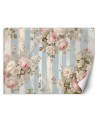 Photo wallpaper for living room - Shabby Chic flowers | FEEBY