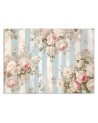Photo wallpaper for living room - Shabby Chic flowers | FEEBY