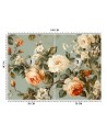 Wall mural shabby chic - Roses flower bouquet | FEEBY
