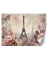 Paris photo wall mural - Shabby Chic Eiffel Tower | FEEBY