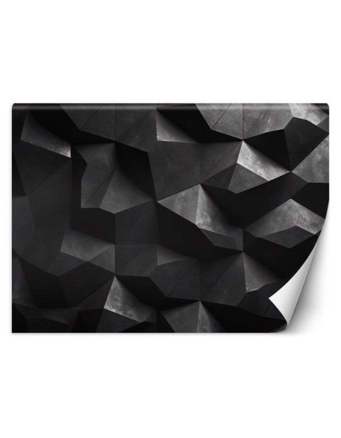 Photo wallpaper for living room - Abstract geometric shapes | FEEBY