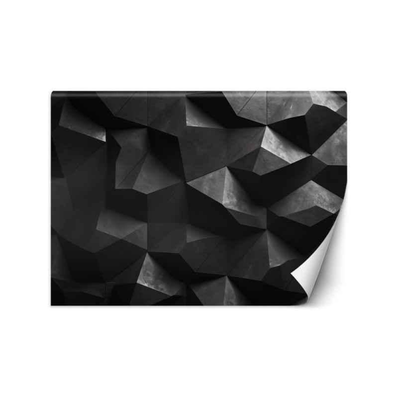 Photo wallpaper for living room - Abstract geometric shapes | FEEBY