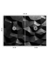 Photo wallpaper for living room - Abstract geometric shapes | FEEBY