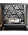 Photo wallpaper for living room - Geometric triangles 3D | FEEBY