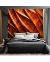 Photo wallpaper for living room - Orange texture 3D | FEEBY