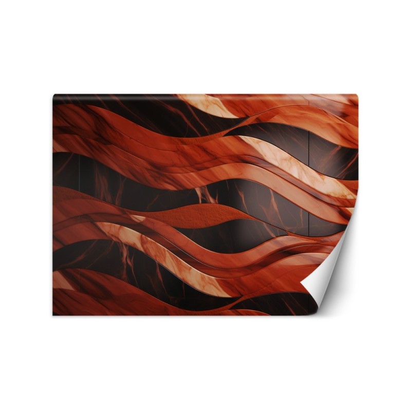 Photo wallpaper - 3D style - Waves marble texture | FEEBY