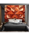 Photo wallpaper for living room - AI geometric abstraction | FEEBY