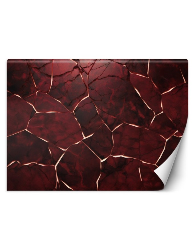 Wall mural Red texture 3D