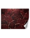 Photo wallpaper for living room - Red texture 3D | FEEBY