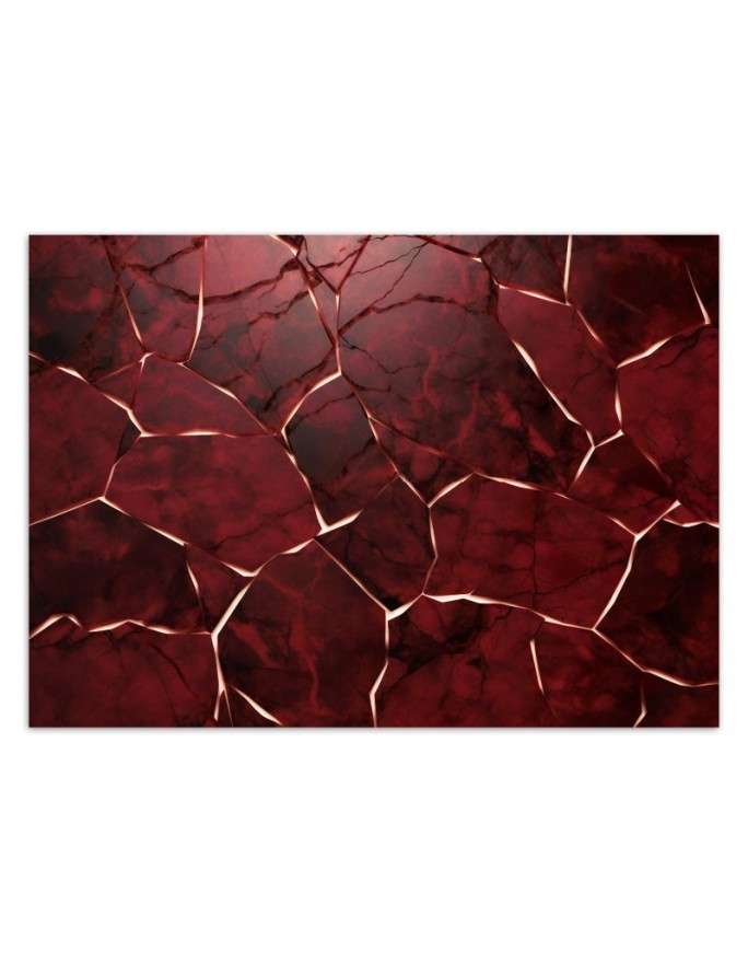 Photo wallpaper for living room - Red texture 3D | FEEBY