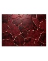 Photo wallpaper for living room - Red texture 3D | FEEBY