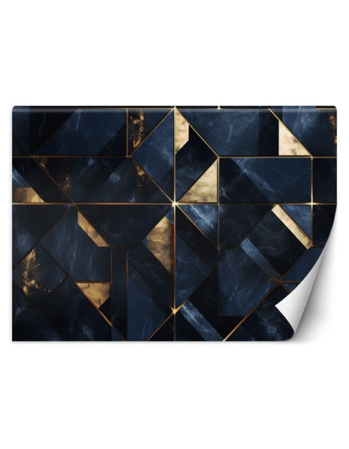 Modern wall murals - Blue marble 3D | FEEBY