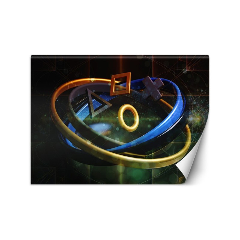 Wallpaper - Buttons for controller symbols for gamer's room | FEEBY