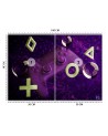 Wallpaper - Game console symbols for gamer's room | FEEBY