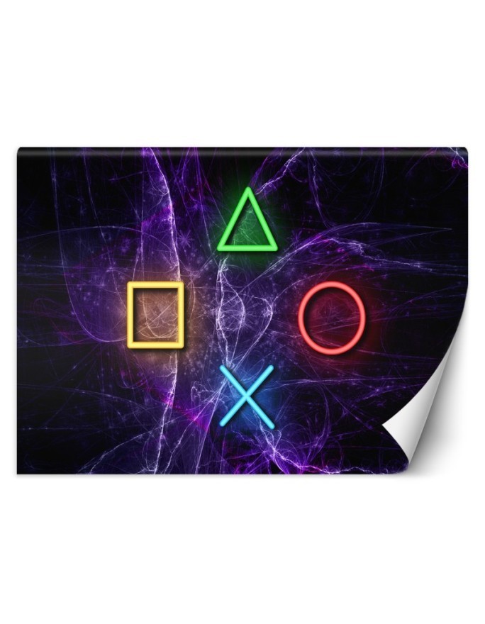 Wallpaper - Buttons for a controller for a gamer's room | FEEBY