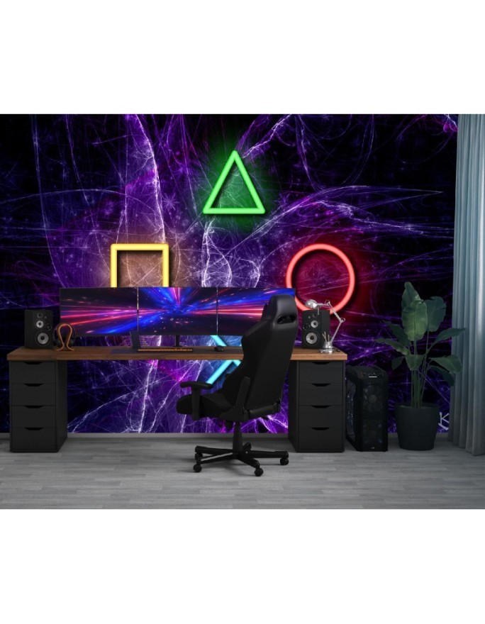 Wallpaper - Buttons for a controller for a gamer's room | FEEBY