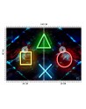 Wallpaper - Gaming console symbols for the youth room | FEEBY